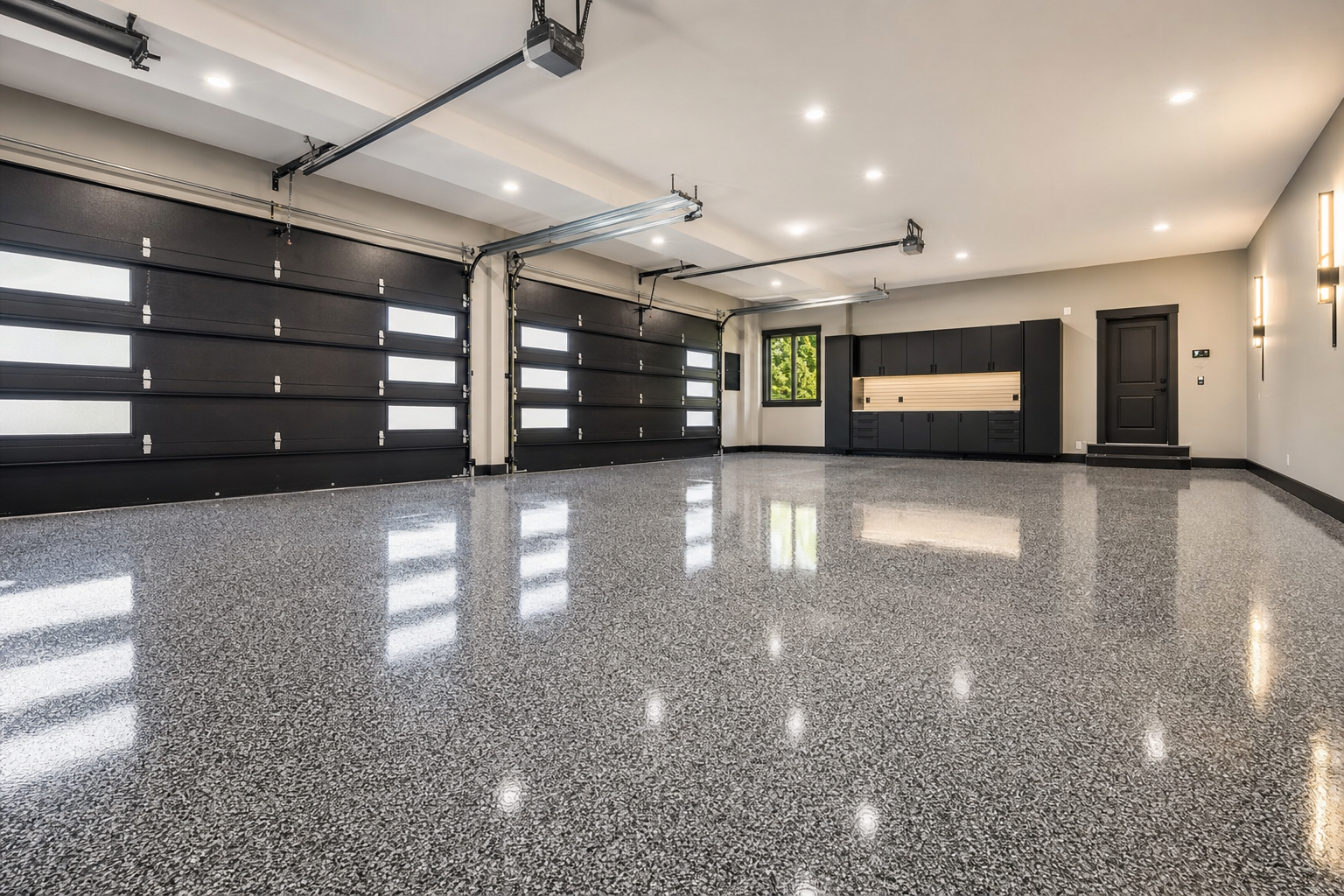 Epoxy garage floor